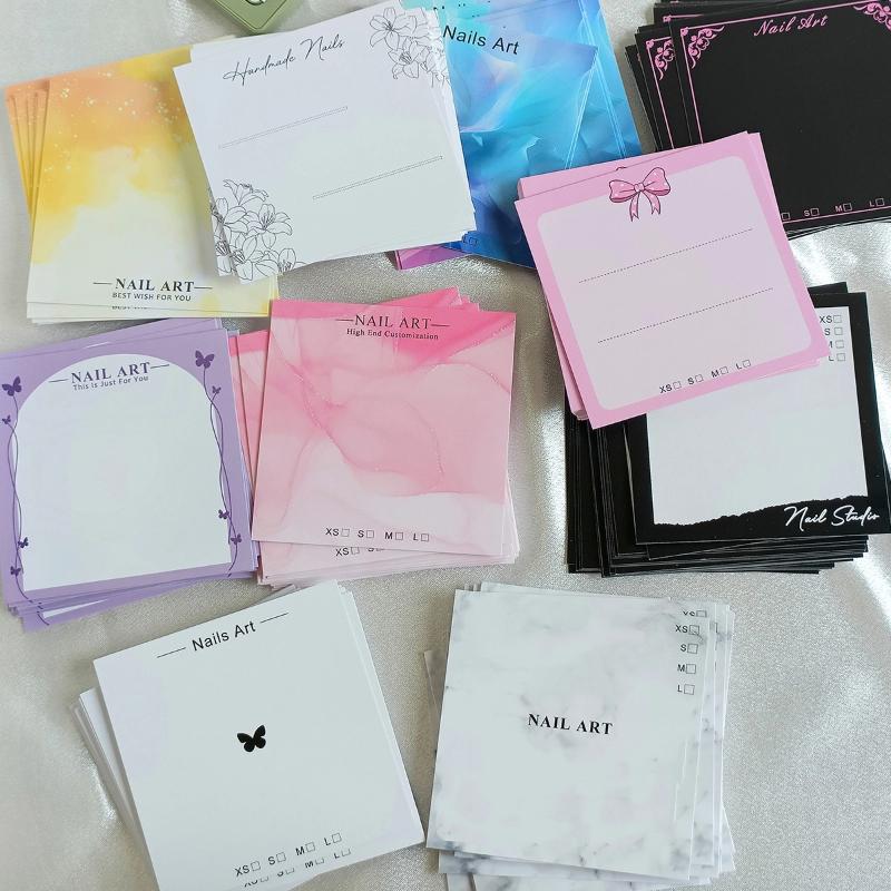 Nail Art Quotes - ● 20 feuilles de carton papillon