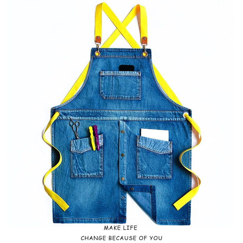 Nail Art Denim - Tablier de cowboy pour la maison