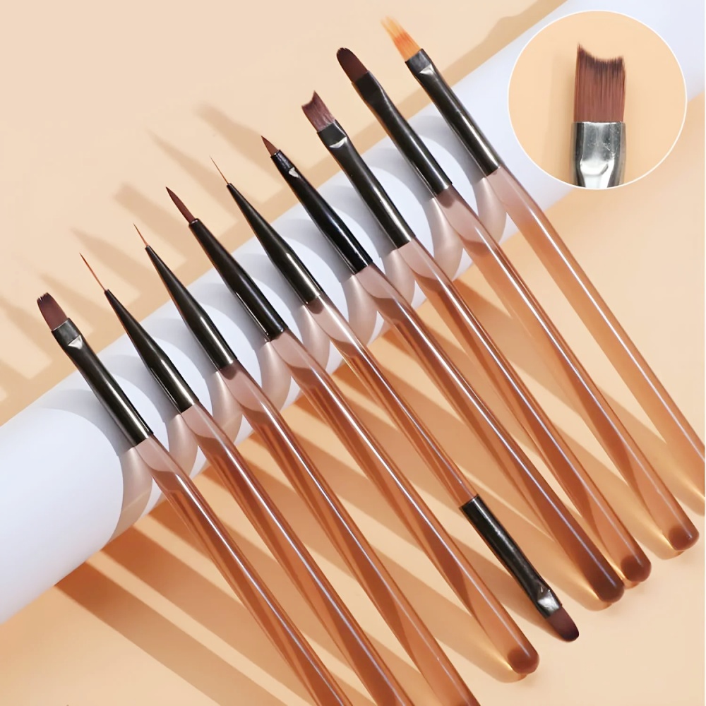 Nail Art Quotes - 9 pièces brosse à ongles pour