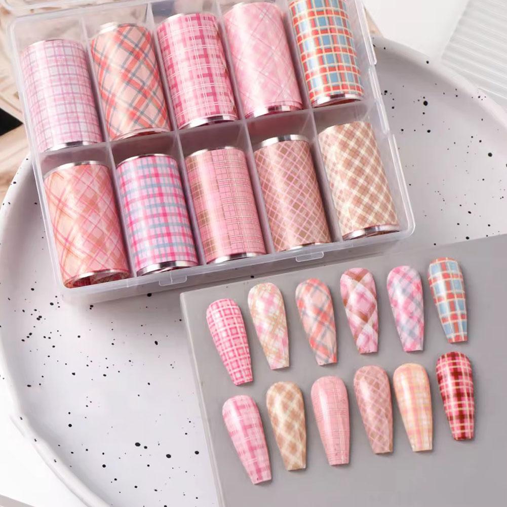 Nail Art Denim - 10 Rouleaux Nouveaux Designs de Films