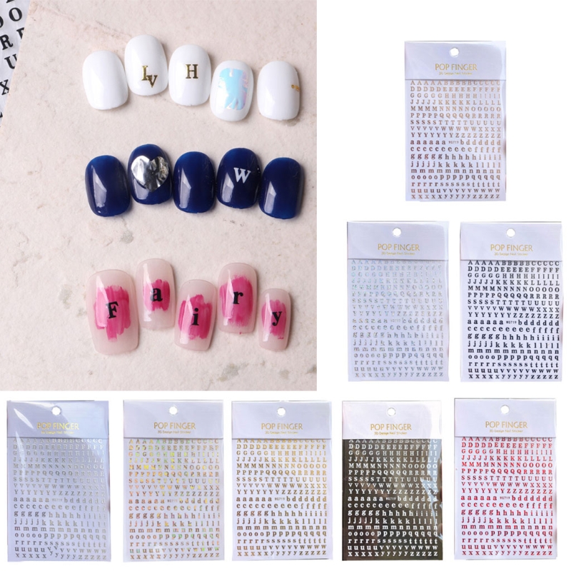 Autocollants Nail Art alphabet - Nail Art Quotes avis et prix
