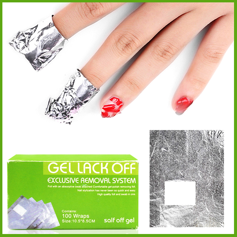 100 pièces/boîte – Feuilles de - Nail Foil Transfer avis et prix