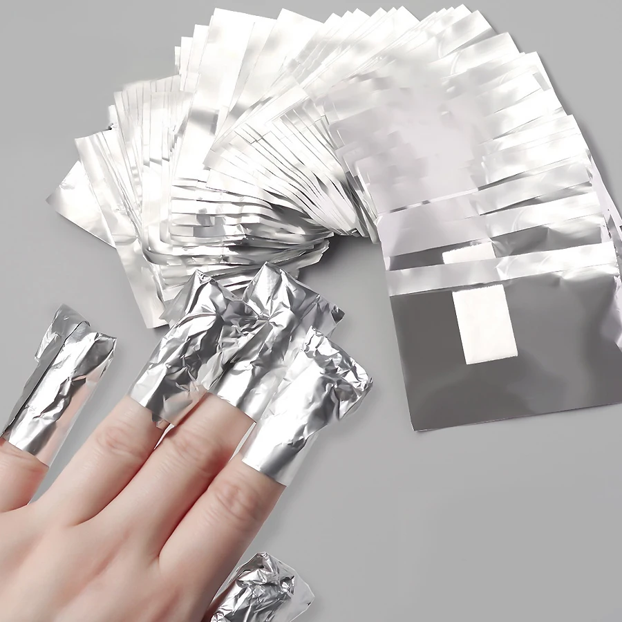 100 pièces sac feuille d'alumi - Nail Foil Transfer avis et prix