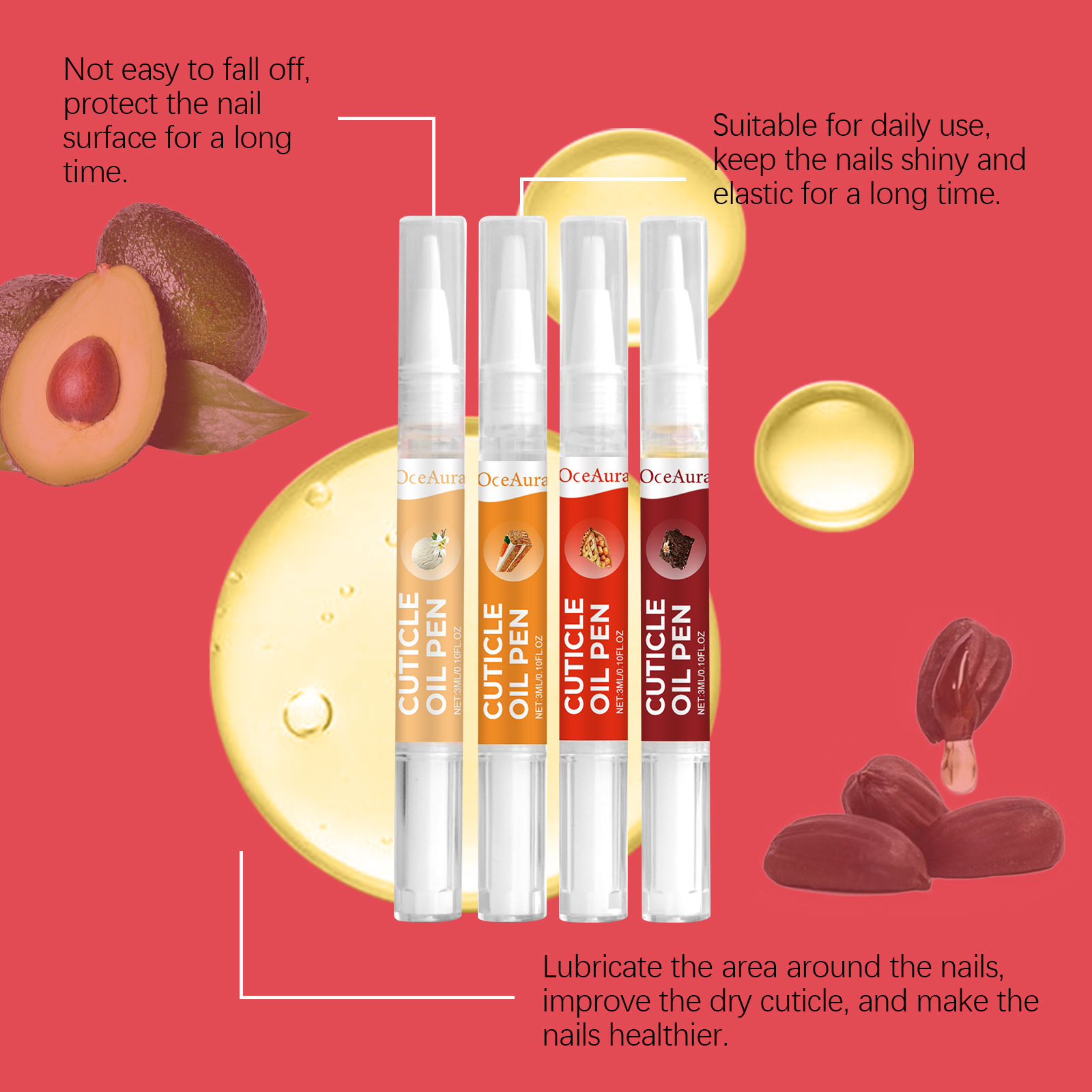 Oceaura – ensemble de stylos à - Cuticle Oil Pen avis et prix