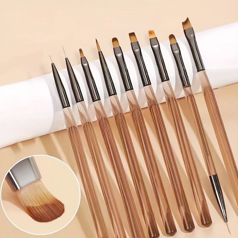 9 pièces brosse à ongles pour  - Nail Art Quotes avis et prix